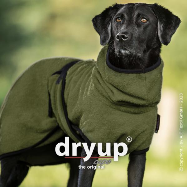 „Dryup Cape“ Trockencape - Hundebademantel moos